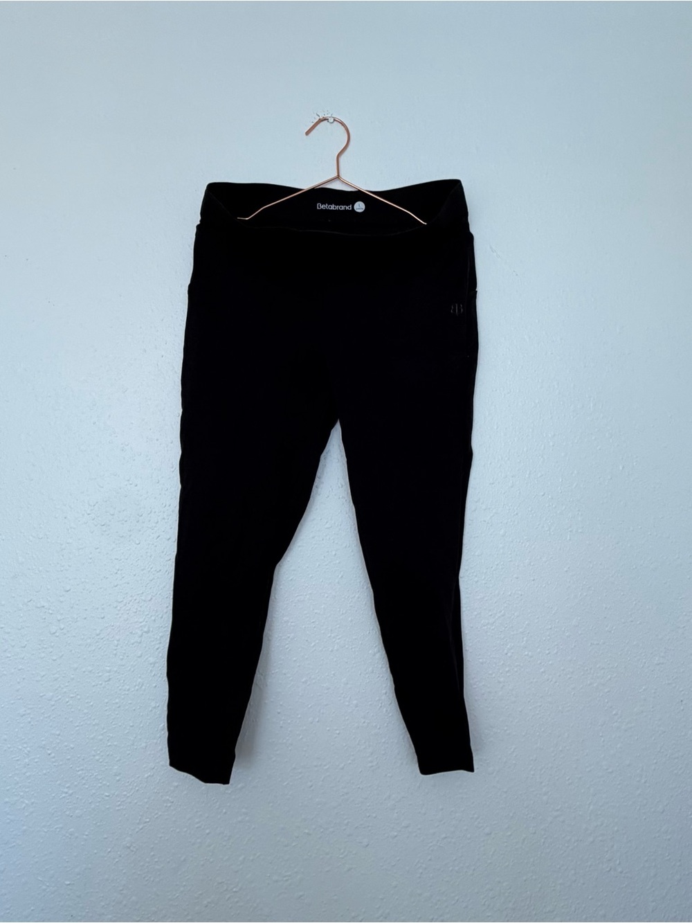 Betabrand Black Legging pant size large petite